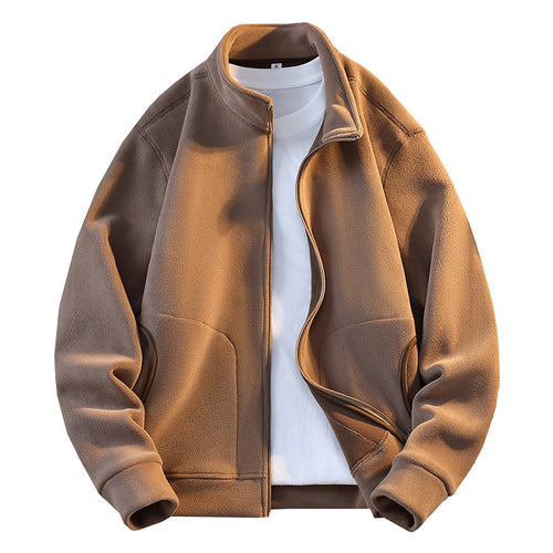 Herren Fleecejacke mit praktischen Taschen und durchgehendem Reißverschluss Echoarchiv