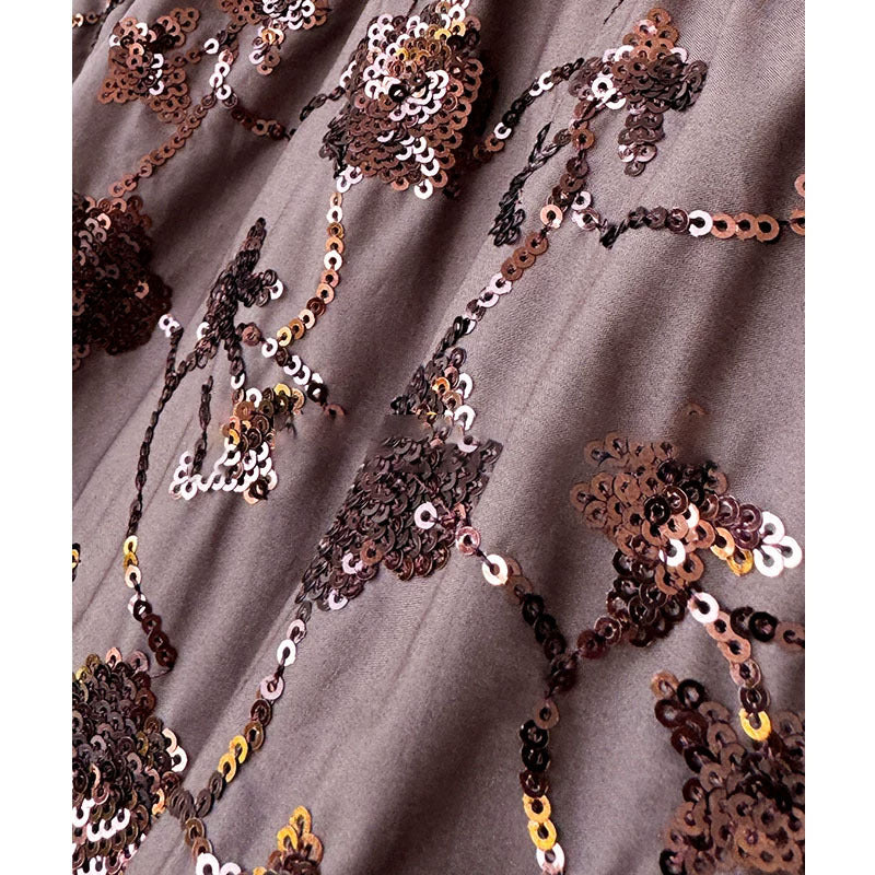 Damen Eleganter Midirock mit floralem Design Echoarchiv