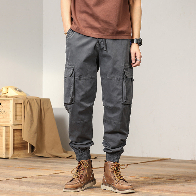 Herren Tapered-Cargo-Joggerhose mit verstärkten Kniepartien und elastischem Saum Echo Archiv