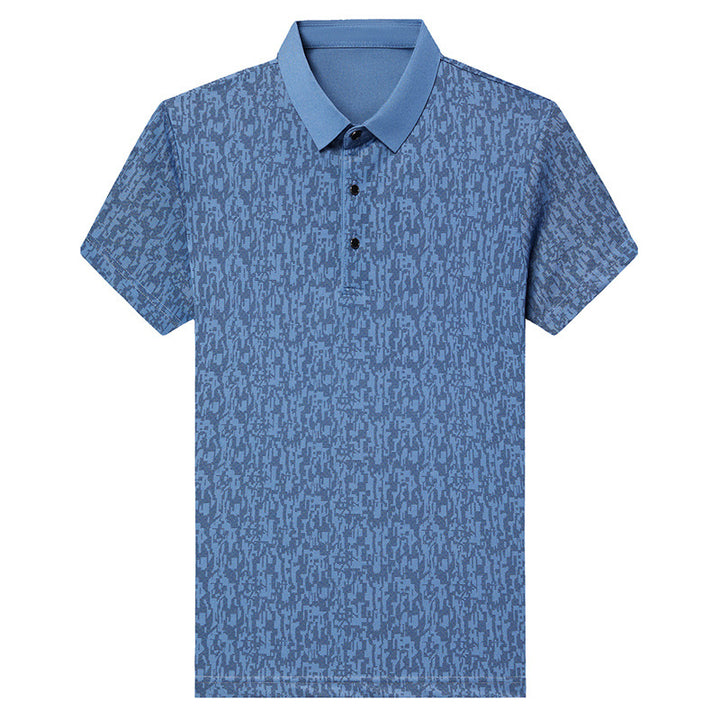 Herren Poloshirt mit strukturiertem Gewebe und modernem Kragen Echoarchiv