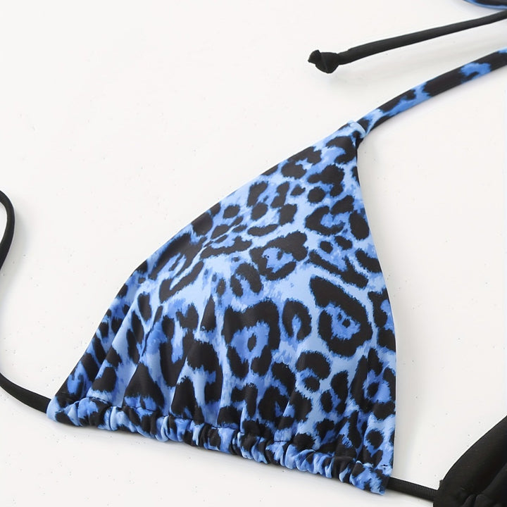 Damen Dreieck-Bikini mit raffiniertem Tiermuster Echo Archiv