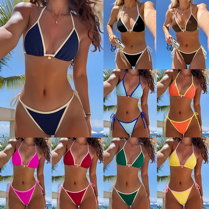 Damen Triangel-Bikini mit verstellbaren Seitenbändern Echo Archiv