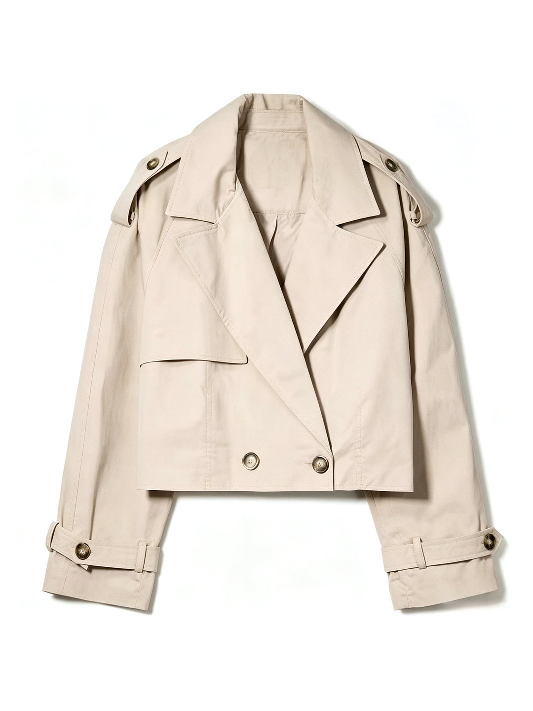 Damen Modische Kurze Trenchjacke Echo Archiv