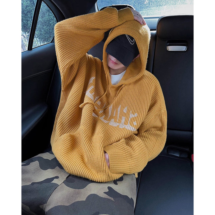 Damen Komfortabler oversized Hoodie mit grafischem Schriftzug Echoarchiv