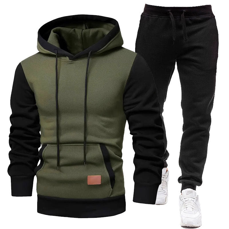 Herren Sportliches Hoodie- und Jogginghosen-Set Echoarchiv