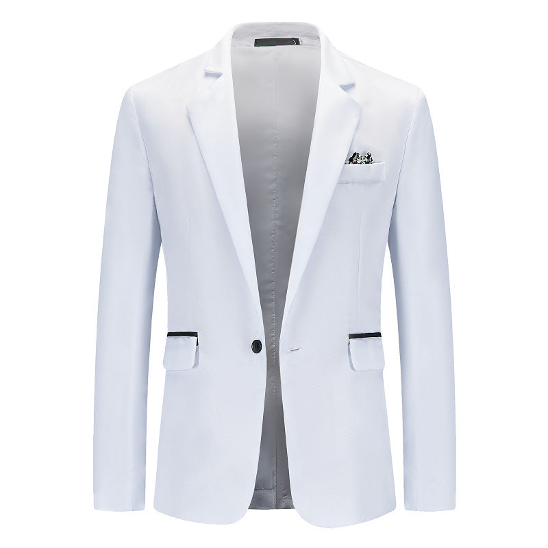 Herren eleganter Blazer mit strukturiertem Design und feinen Details Echoarchiv