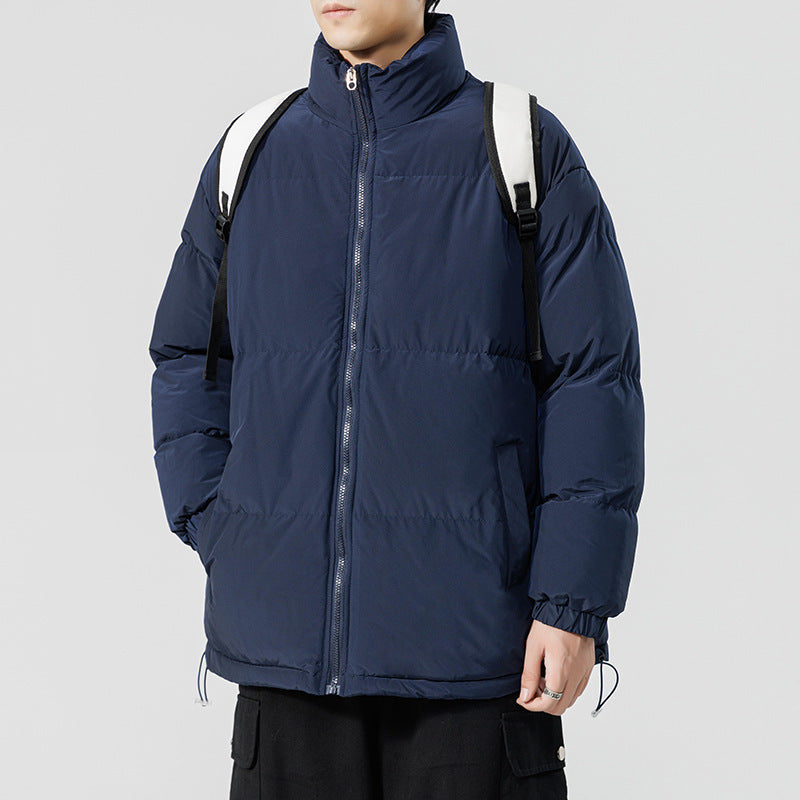 Herren gesteppte Funktionsjacke mit hohem Kragen und isolierendem Innenfutter Echoarchiv