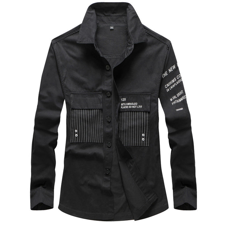 Herren Modische Utility-Hemdjacke Echo Archiv