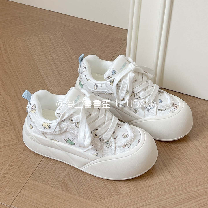 Damen Modische Freizeitsneaker mit floralem Design und komfortabler Sohle Echo Archiv