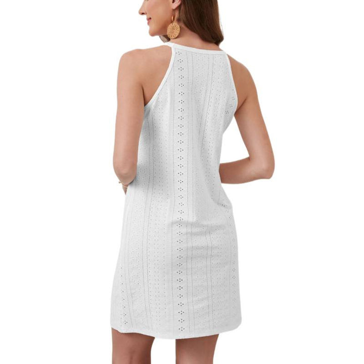 Damen Sommerkleid mit elegantem Cut-Out-Design und floraler Stickerei Echo Archiv