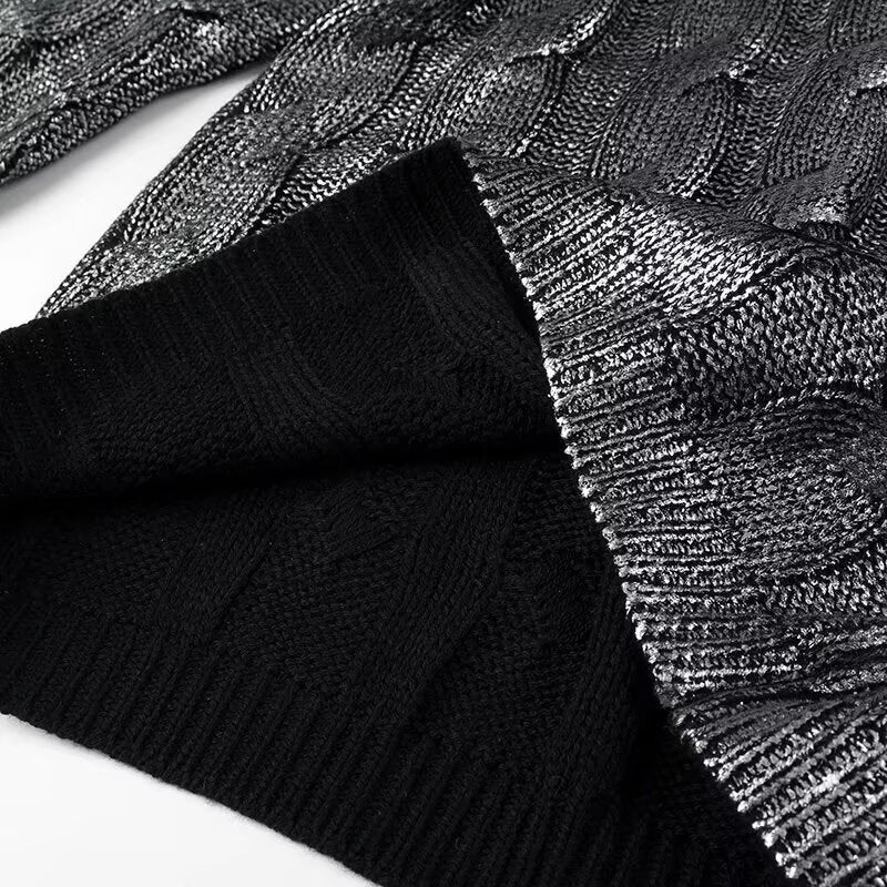 Damen Grobgestrickter Zopfstrick-Pullover mit Rundhals und Oversize-Schnitt Echo Archiv