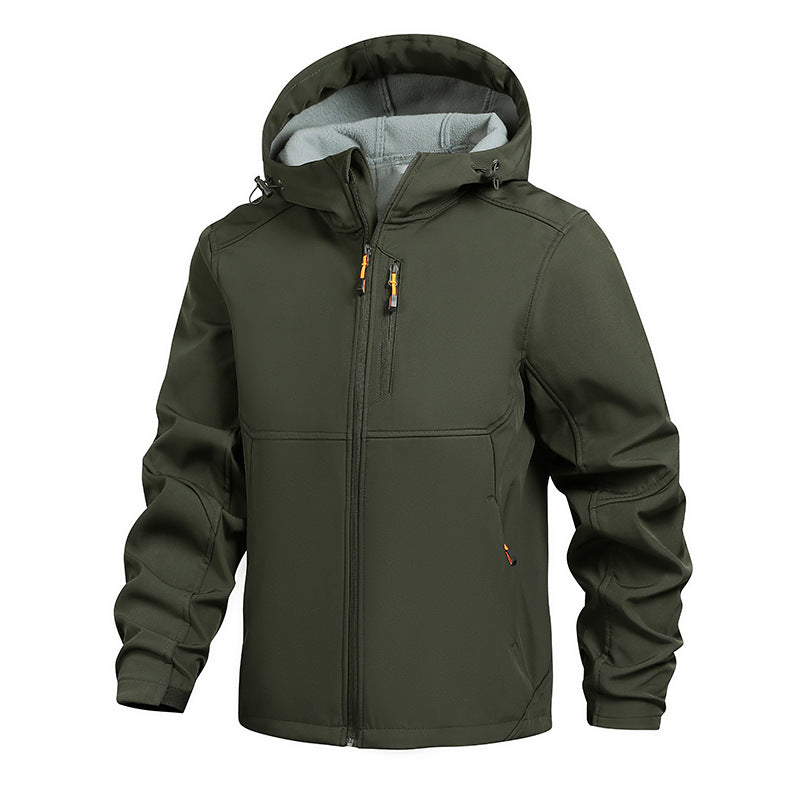 Herren Praktische und Stylische Übergangsjacke mit Kapuze Echo Archiv
