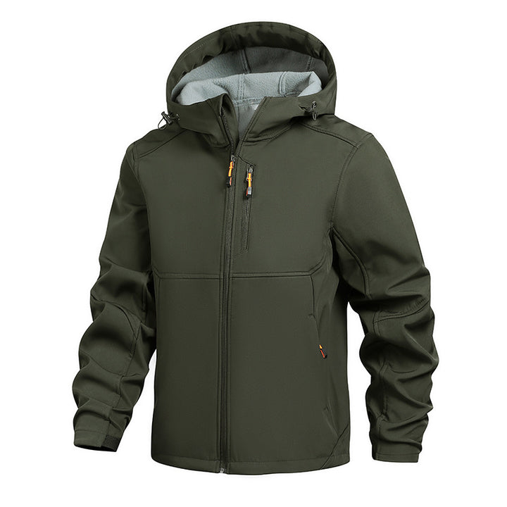 Herren Praktische und Stylische Übergangsjacke mit Kapuze Echo Archiv