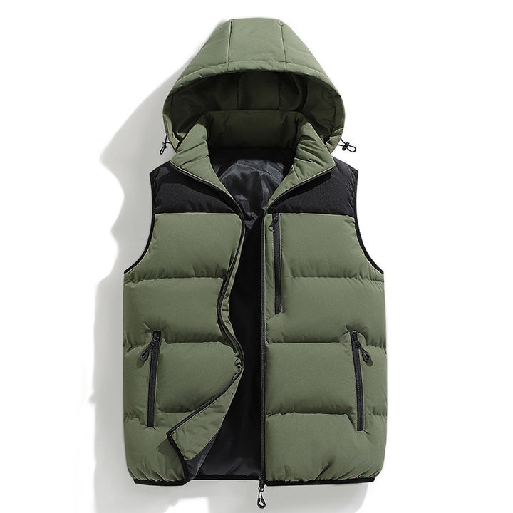 Herren Wattierte Outdoor-Weste mit Kapuze Echo Archiv