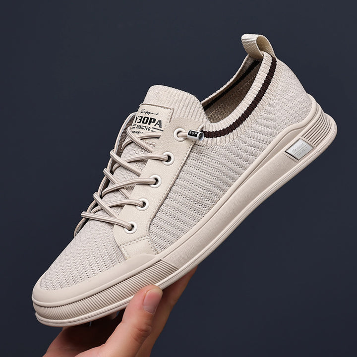 Herren Leichter gestrickter Low-Top-Sneaker mit sockenhaftem Schaft und dämpfender EVA-Sohle Echoarhiv