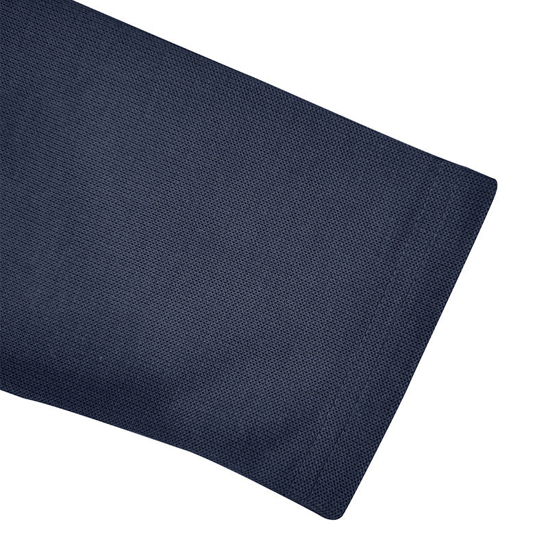 Herren Langarm-Polo-Shirt mit modischem Kragen und hochwertigem Baumwollmix Echoarchiv