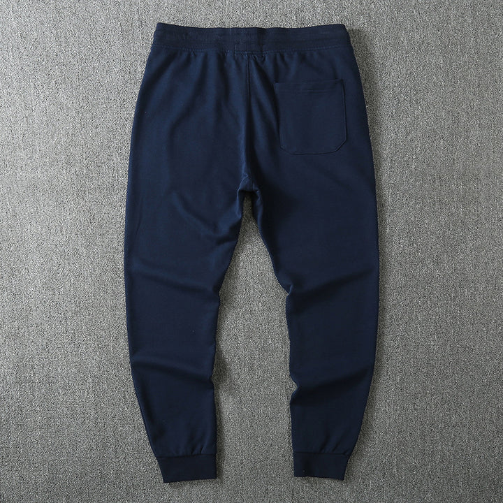 Herren Slim-Fit Fleece-Jogginghose mit elastischem Bund, Kordelzug und gekämmter Innenseite Echoarchiv