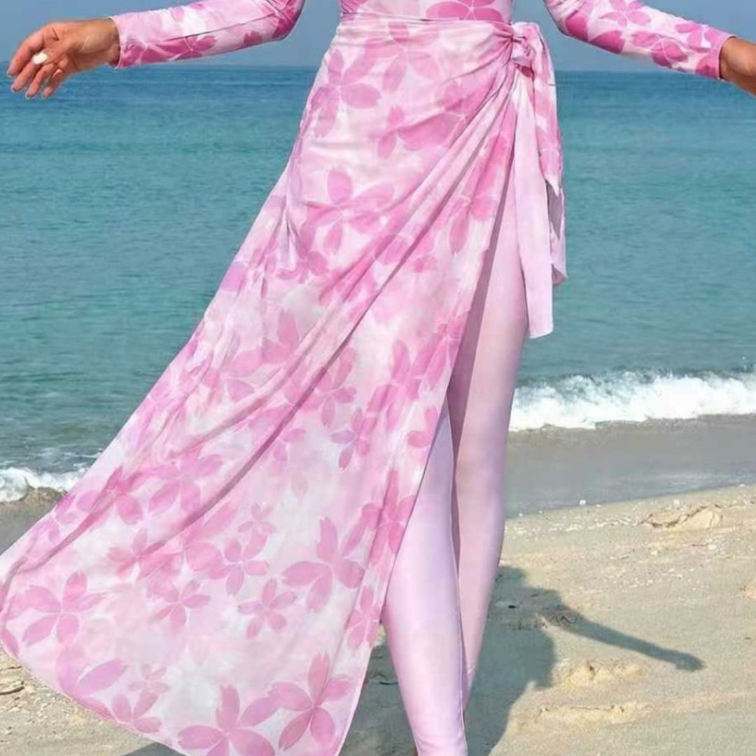 Damen Modischer Strandanzug Echo Archiv