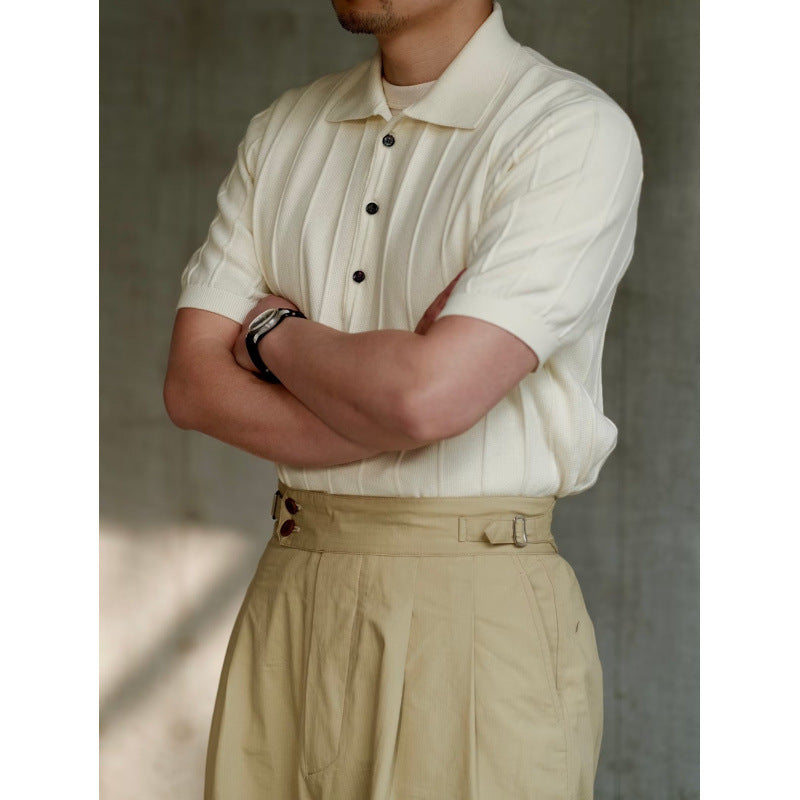 Herren Poloshirt mit strukturiertem Design Echo Archive