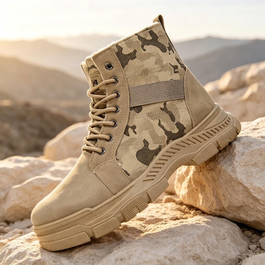 Herren Robuste Wanderstiefel Echoarchiv