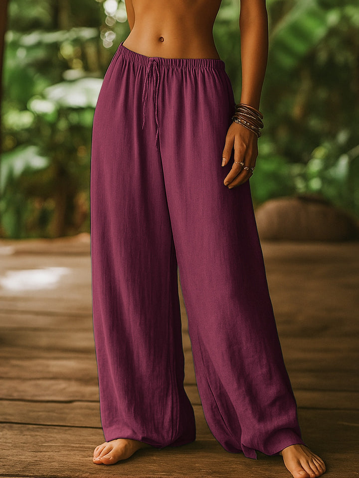 Damen Weite Leinenhose Echo Archiv