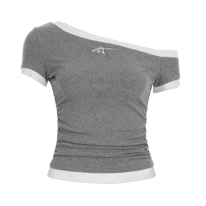Damen figurbetontes Kurzarmshirt Echo Archiv