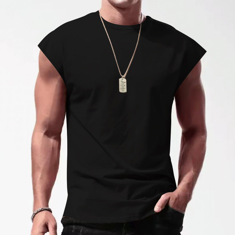 Herren Ärmelloses Sportshirt aus atmungsaktivem Material mit stylischem Design Echoarchiv