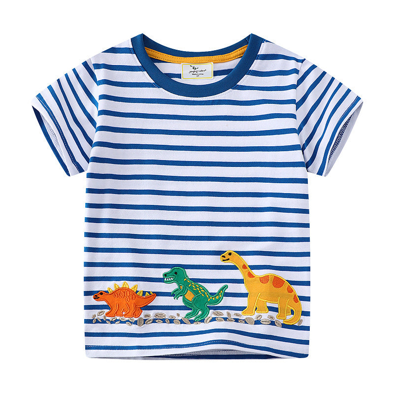 Jungen T-Shirt mit buntem Dinosaurier-Motiv Echo Archiv