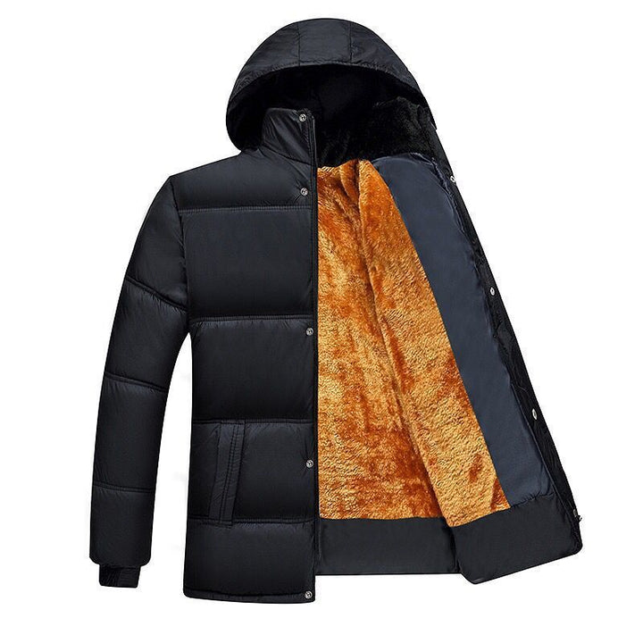 Herren gesteppte Winterjacke mit hochschließendem Kragen und isolierendem Futter Echoarchiv