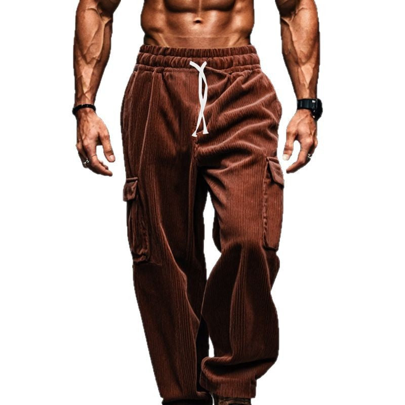 Herren Cargo-Hose mit elastischem Bund und praktischen Taschen Echoarchiv