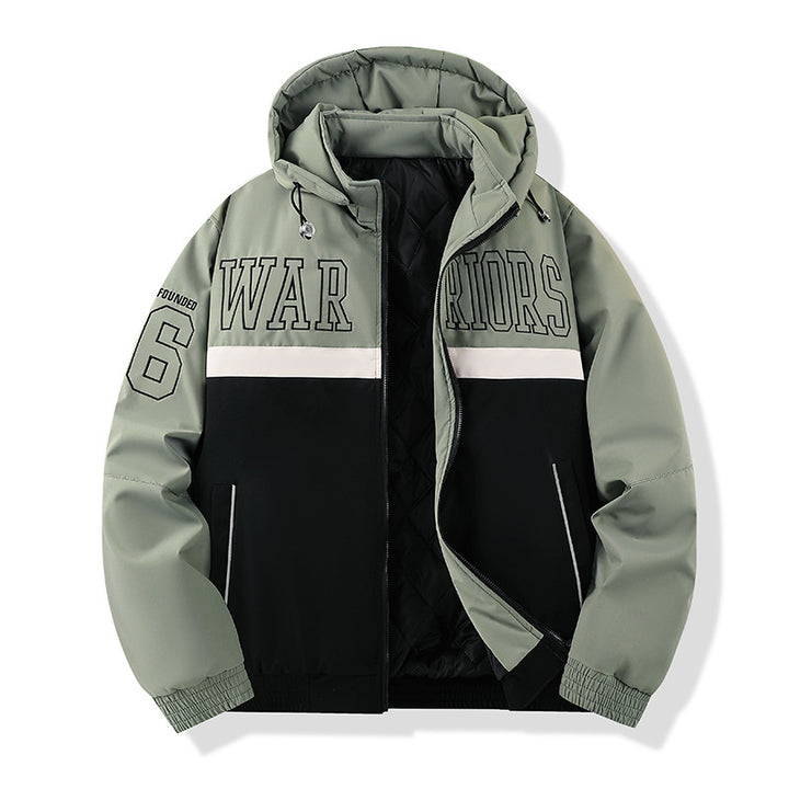 Herren Sportliche Steppjacke mit Kapuze Echo Archiv