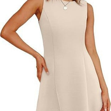 Damen ärmelloses A-Linien Kleid mit zeitlosem Schnitt Echoarchiv