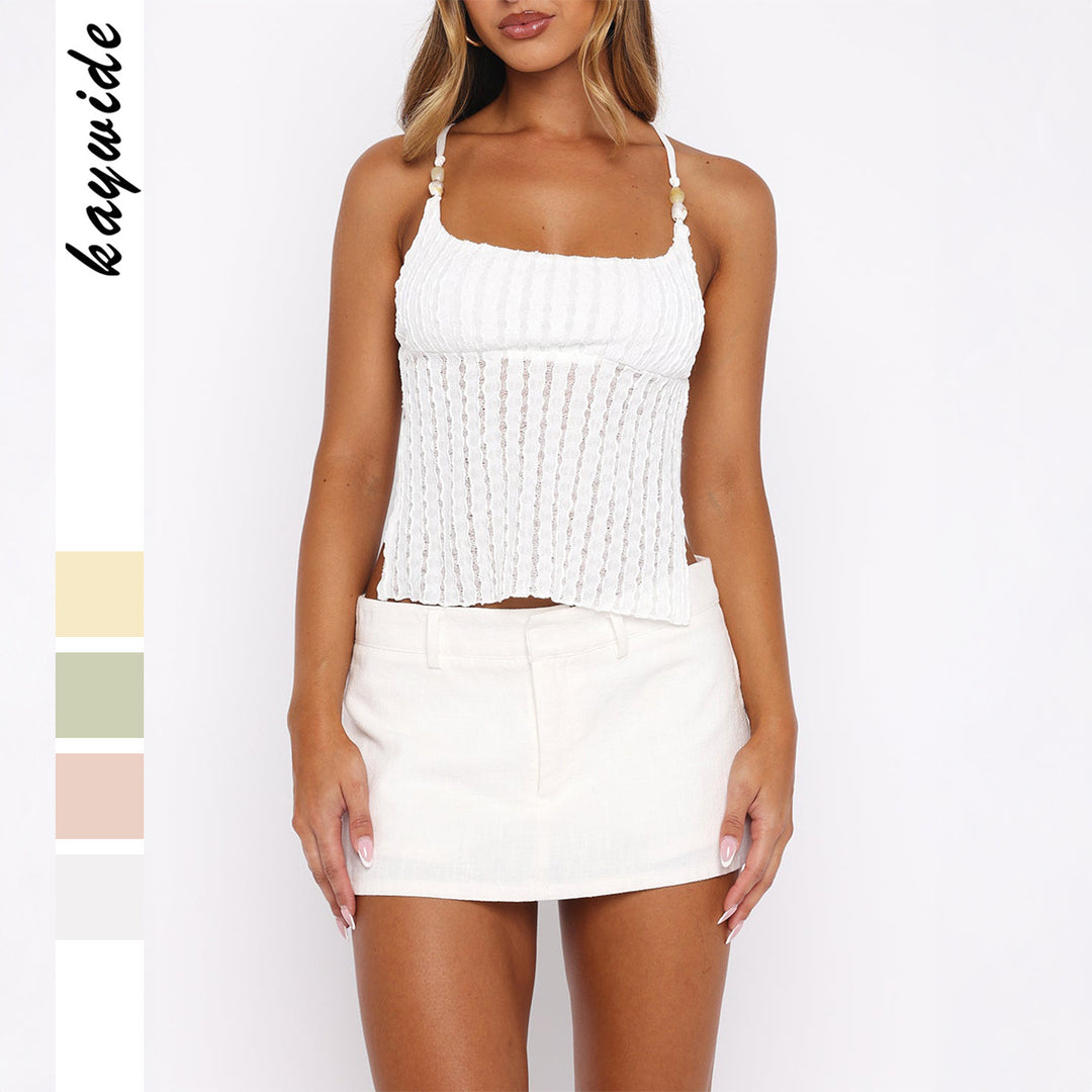 Damen Top mit gekräuseltem Design Echo Archiv