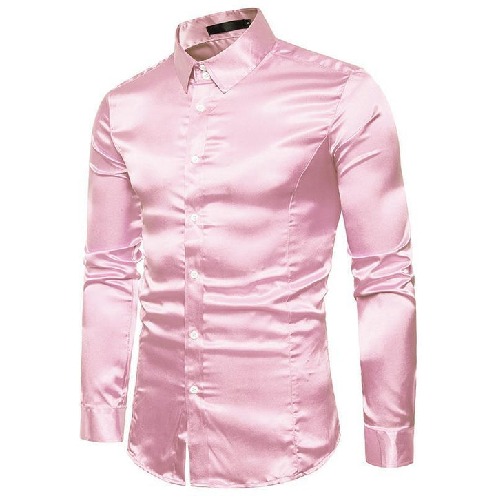 Herren elegantes Businesshemd aus hochwertigem Satin mit perfekter Passform Echoarchiv