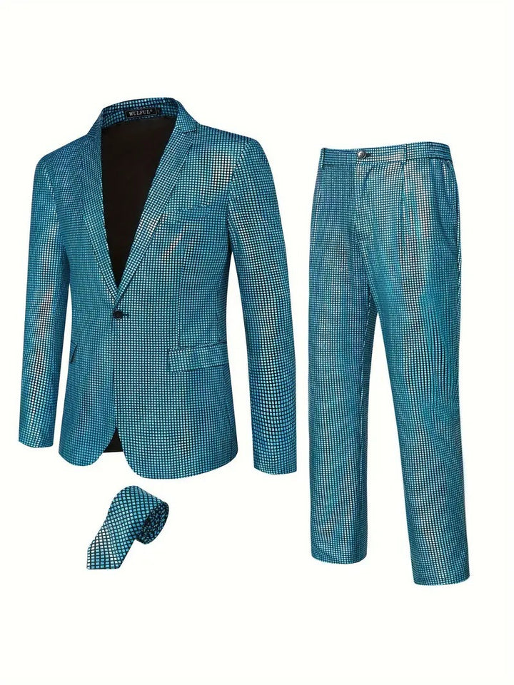 Herren Glitzerndes Anzugset Echoarchiv