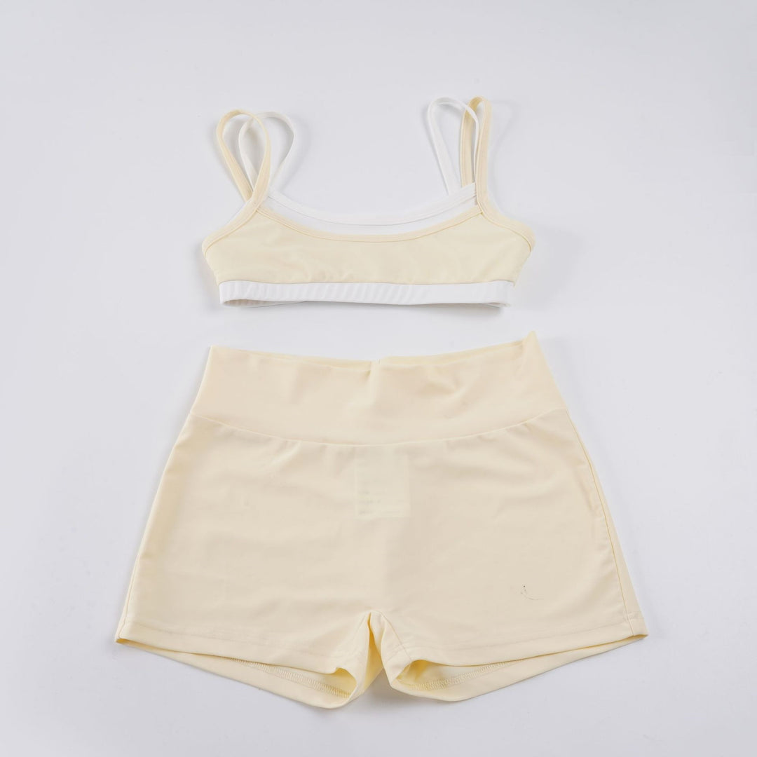 Damen Sportliches Zweiteiliges Set aus bequemem Material mit verstellbaren Trägern Echo Archiv