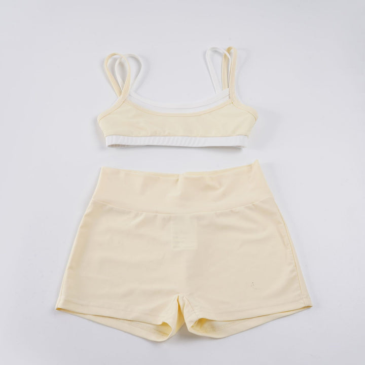 Damen Sportliches Zweiteiliges Set aus bequemem Material mit verstellbaren Trägern Echo Archiv