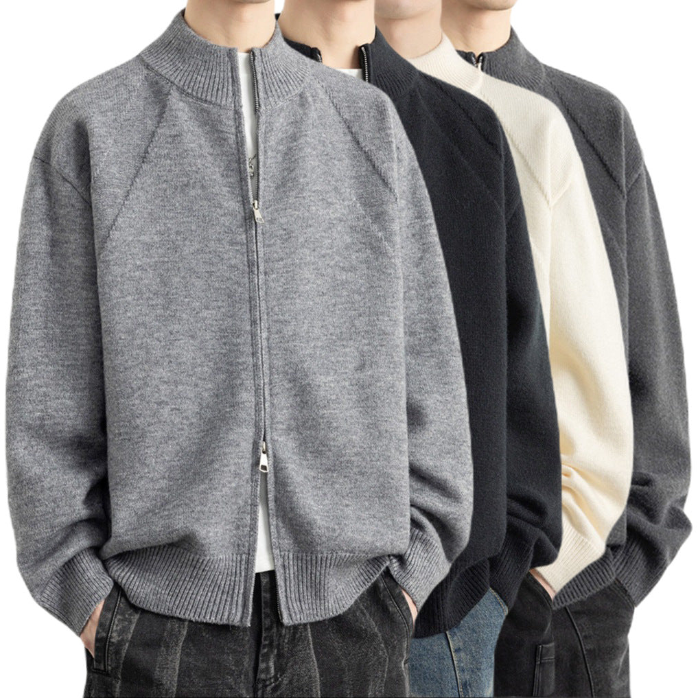 Herren Stilvolle Strickjacke mit Reißverschluss Echo Archiv
