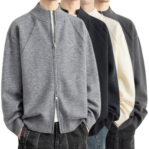 Herren Stilvolle Strickjacke mit Reißverschluss Echo Archiv