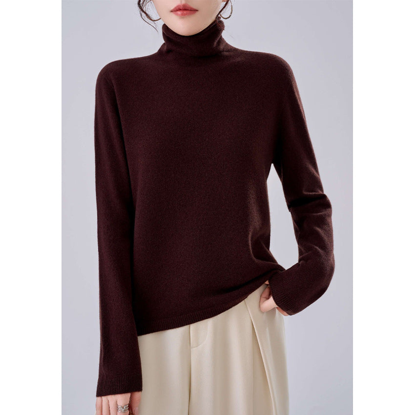 Damen Leichter Kaschmir-Mix Rollkragenpullover mit feinem Soft-Finish und schmaler Silhouette Echoarchiv