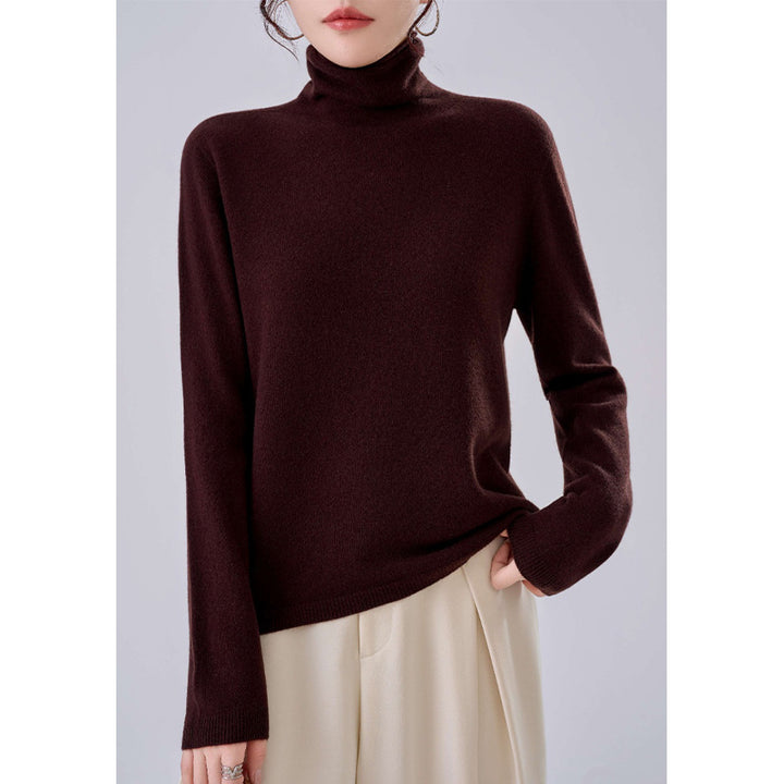 Damen Leichter Kaschmir-Mix Rollkragenpullover mit feinem Soft-Finish und schmaler Silhouette Echoarchiv