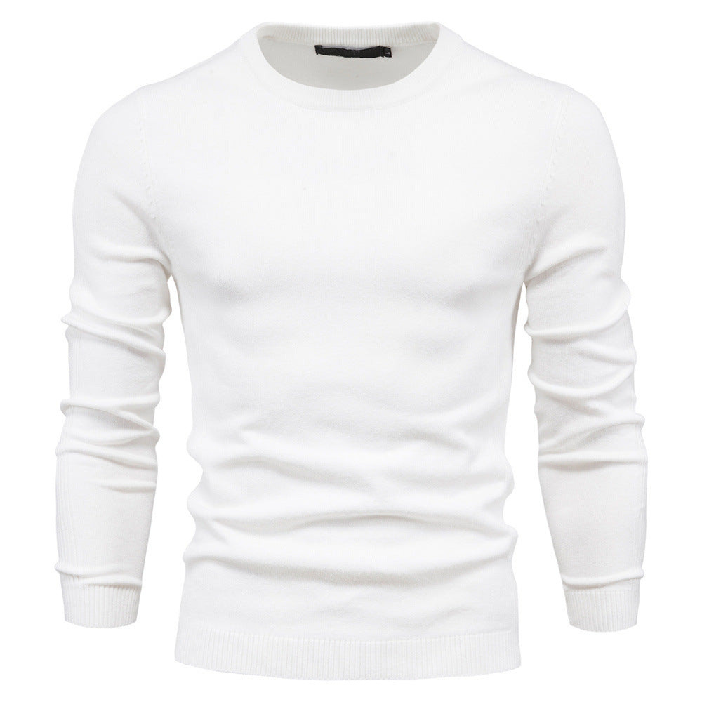 Herren Rundhals Pullover aus hochwertiger Baumwolle – Norvane