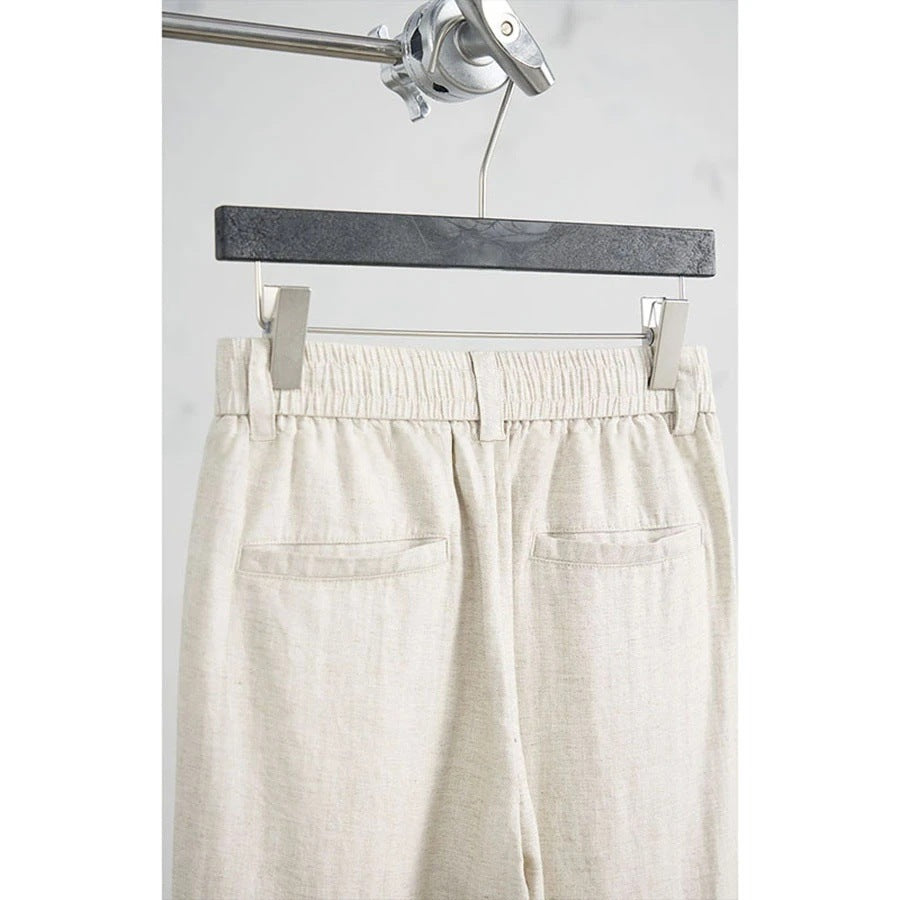 Damen Weitgeschnittene Leinenhose Echo Archiv