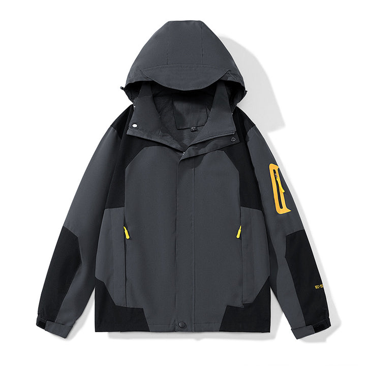 Herren Wetterfeste technische Outdoor-Jacke Echo Archiv