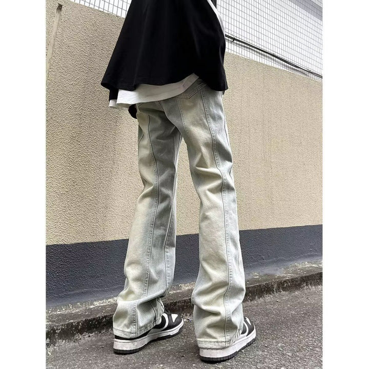 Herren weite Street-Style Jeans mit einzigartigem Design Echoarchiv