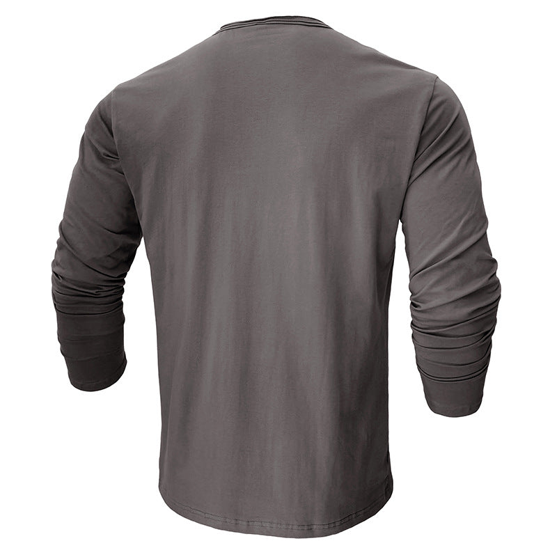 Herren bequemes Langarmshirt aus hochwertiger Baumwolle Echoarchiv
