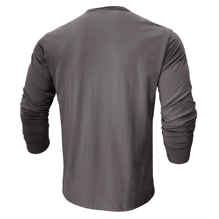 Herren bequemes Langarmshirt aus hochwertiger Baumwolle Echoarchiv