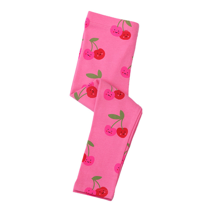 Mädchen Leggings mit fröhlichem Kirschmuster Echo Archiv