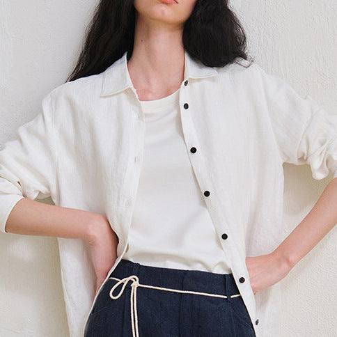 Damen Modische langärmlige Bluse Echoarchiv