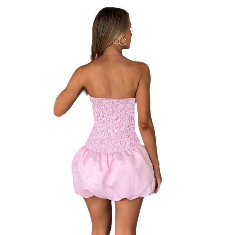 Damen romantisches Bustierkleid mit rüschigem Rock Echo Archiv